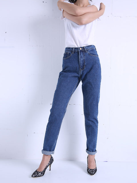 2022 Harem Pants Vintage High Waist Jeans Woman Boyfriends Women&#39;s Jeans Full Length Mom Jeans Cowboy Denim Pants Vaqueros Mujer