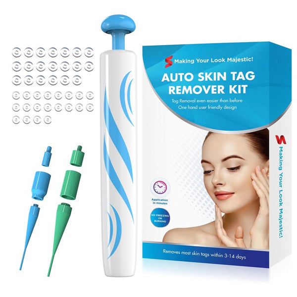 2In1 Painless Auto Skin Tag Mole Wart Removal Kit Face Skin Care  Body Wart and Dot Treatment Remover Plantar Warts Corn Removal